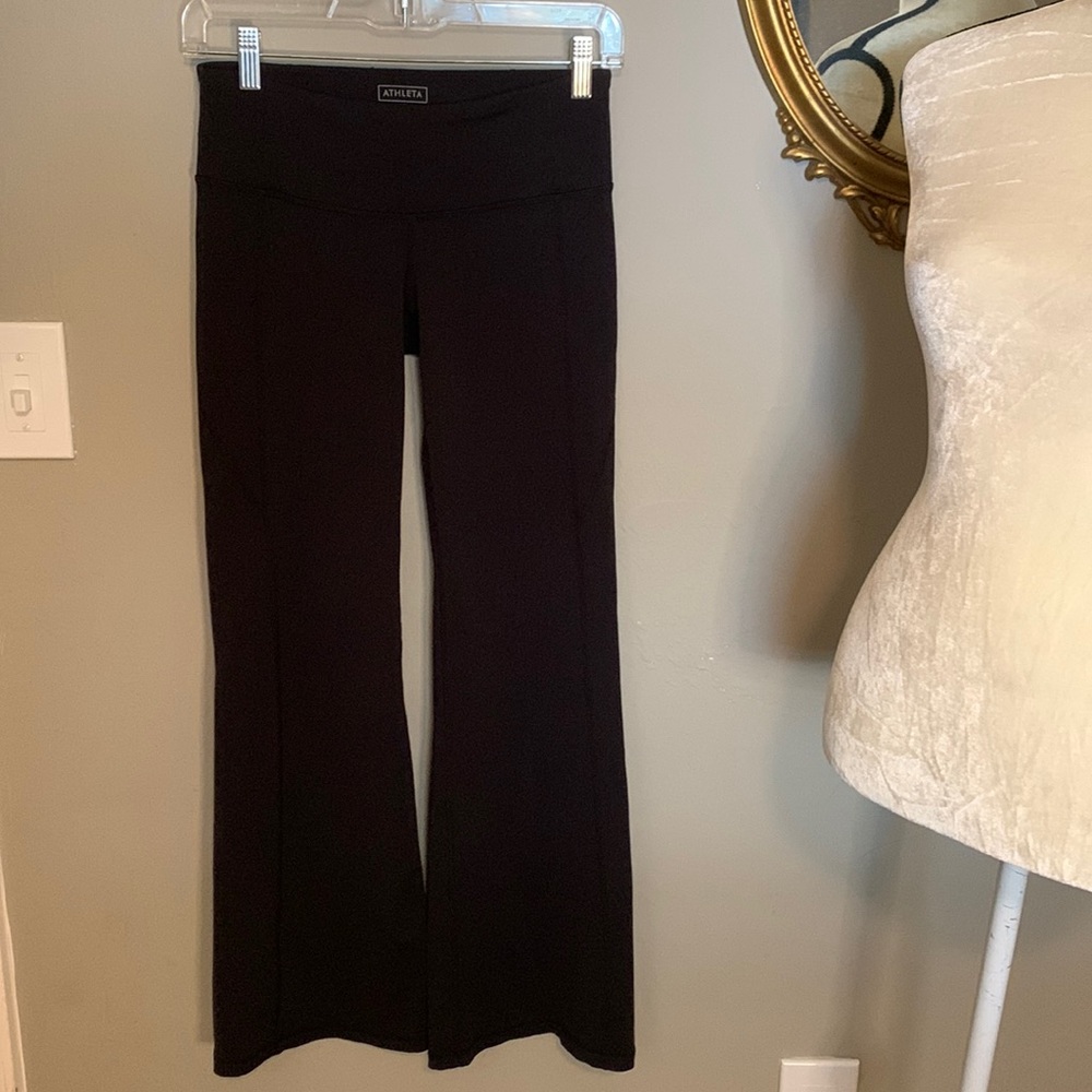Athleta Flare leg yoga pants.